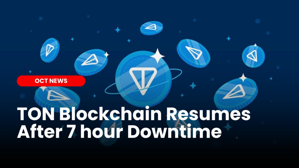 TON Blockchain Resumes After 7 hour Downtime