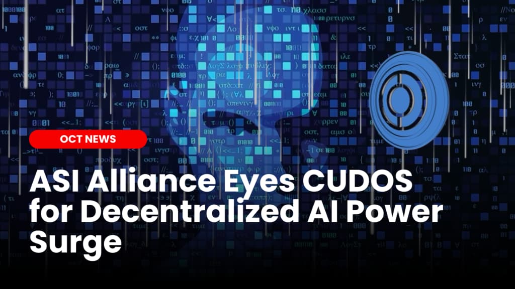 ASI Alliance Proposes CUDOS Integration to Boost Decentralized AI Computing Power image