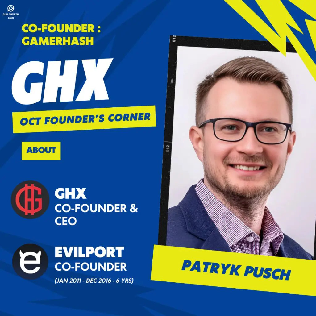 Founder’s Corner GHX : Patryk Pusch image