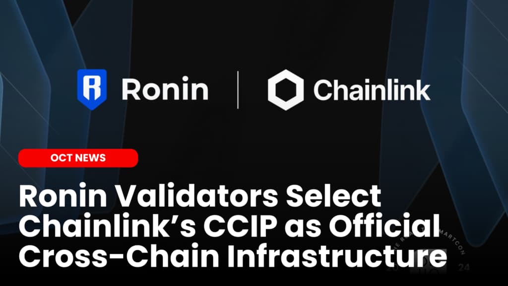 Ronin Validators Select Chainlink’s CCIP as Official Cross-Chain Infrastructure image