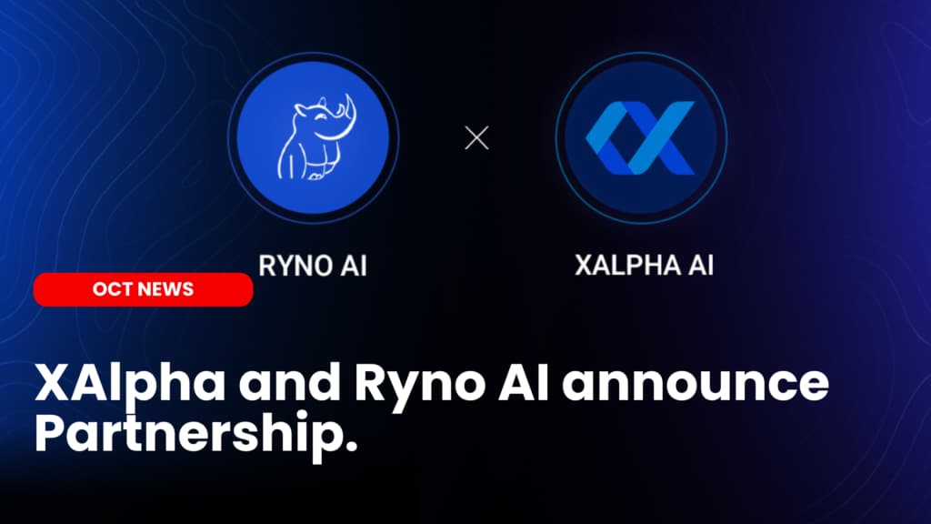 XAlpha and Ryno AI announce Partnership