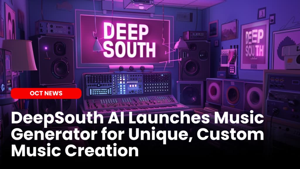 DeepSouth AI Launches Music Generator for Unique, Custom Music Creation