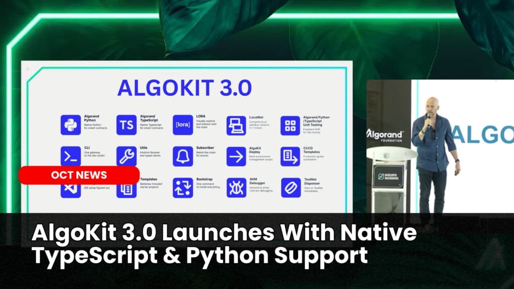 AlgoKit 3.0 Launches With Native TypeScript & Python Support