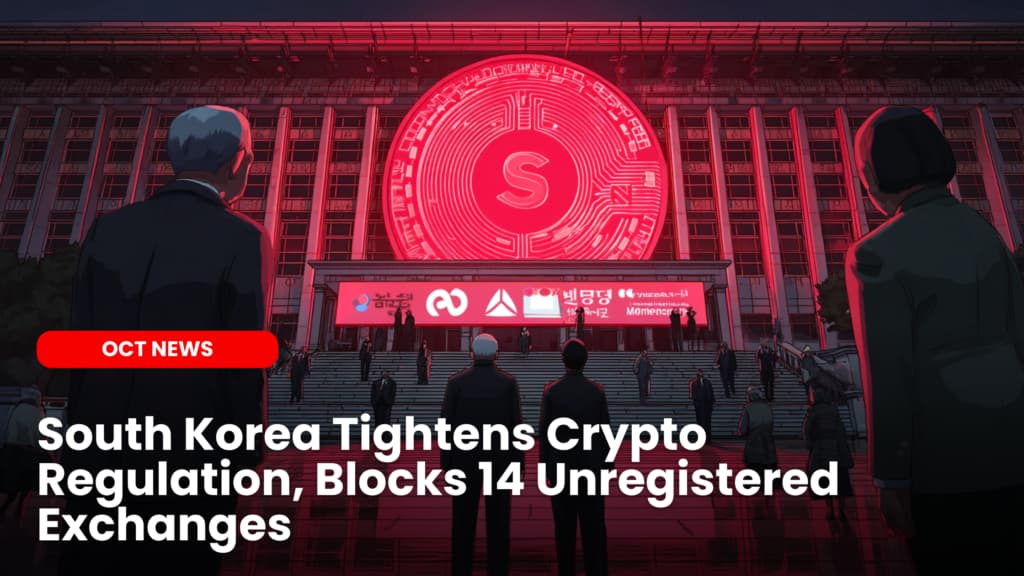 South Korea Tightens Crypto Regulation, Blocks 14 Unregistered Exchanges