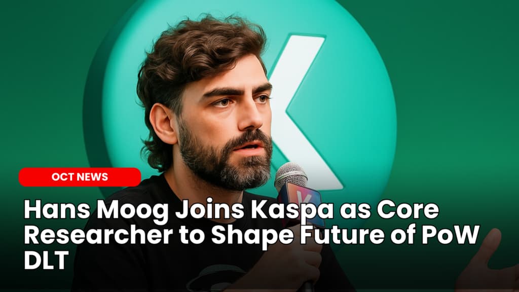 Hans Moog Joins Kaspa as Core Researcher to Shape Future of PoW DLT