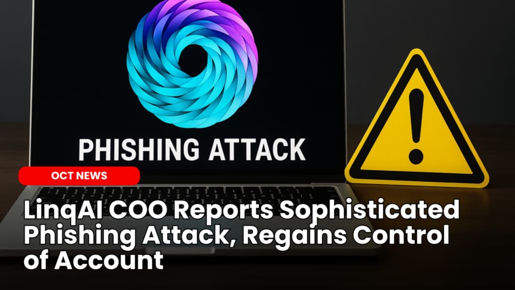 LinqAI COO Reports Sophisticated Phishing Attack, Regains Control of Account