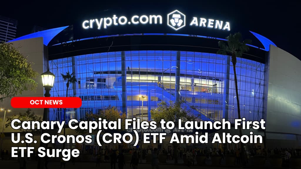 Canary Capital Files to Launch First U.S. Cronos (CRO) ETF Amid Altcoin ETF Surge image