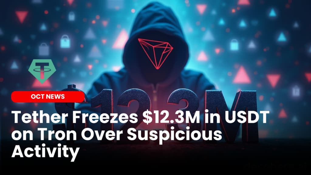 Tether Freezes $12.3M in USDT on Tron Over Suspicious Activity
