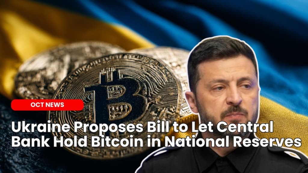 Ukraine Proposes Bill to Let Central Bank Hold Bitcoin in National Reserves
