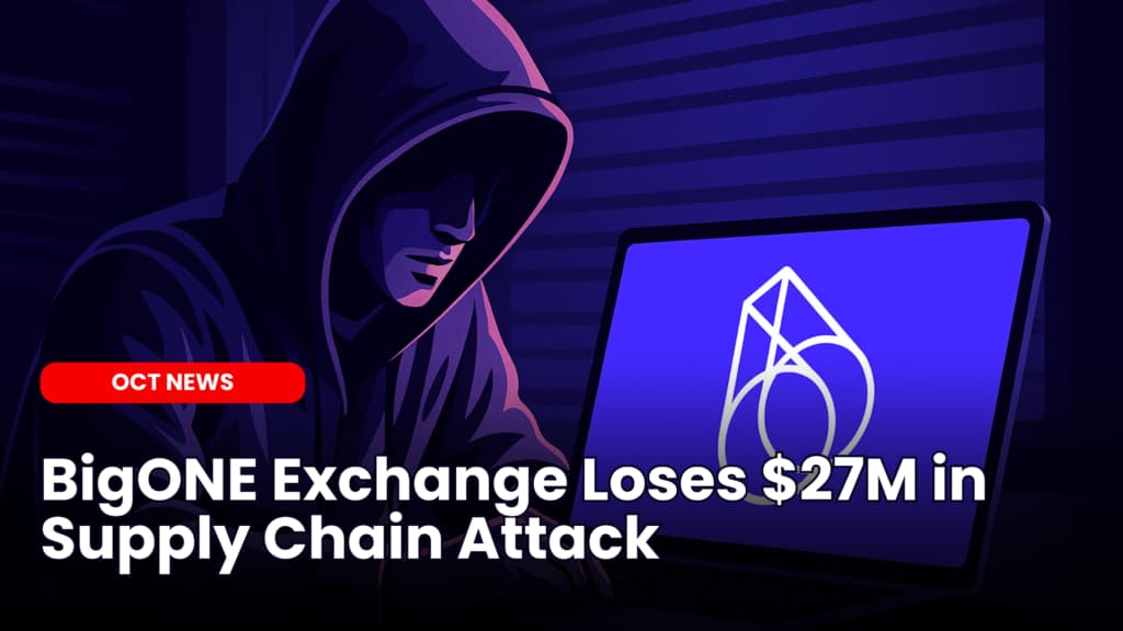 BigONE Exchange Loses $27M in Supply Chain Attack