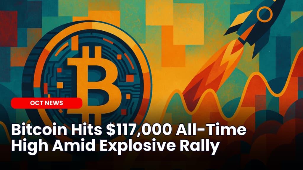 Bitcoin Hits $117,000 All-Time High Amid Explosive Rally image