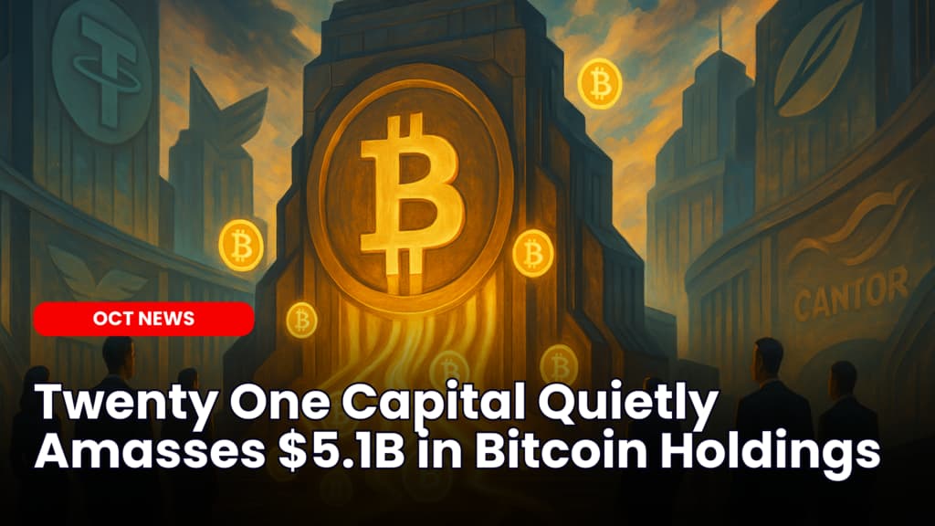 Twenty One Capital Quietly Amasses $5.1B in Bitcoin Holdings