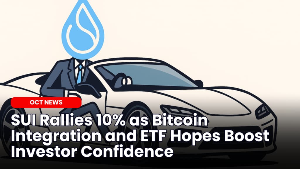 SUI Rallies 10% as Bitcoin Integration and ETF Hopes Boost Investor Confidence image