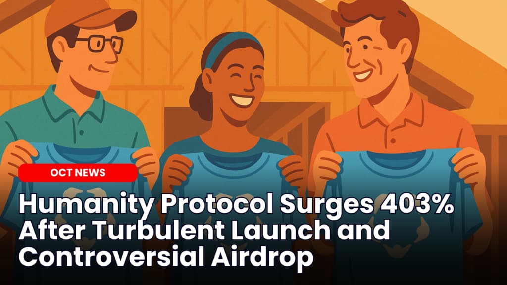 Humanity Protocol Surges 403% After Turbulent Launch and Controversial Airdrop