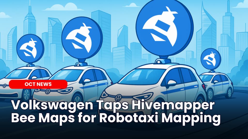 Volkswagen Taps Hivemapper Bee Maps for Robotaxi Mapping image