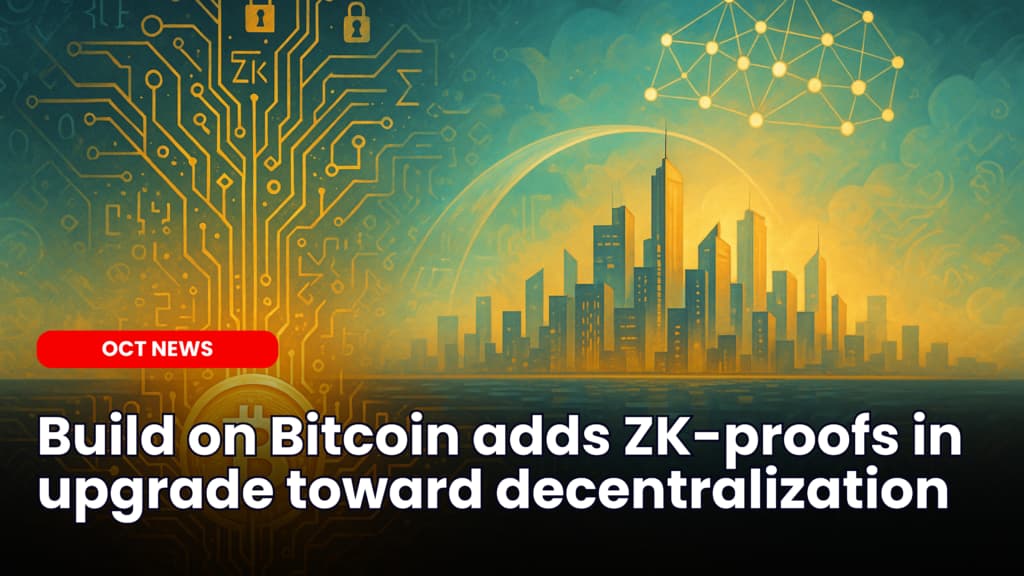 Build on Bitcoin adds ZK-proofs in upgrade toward decentralization