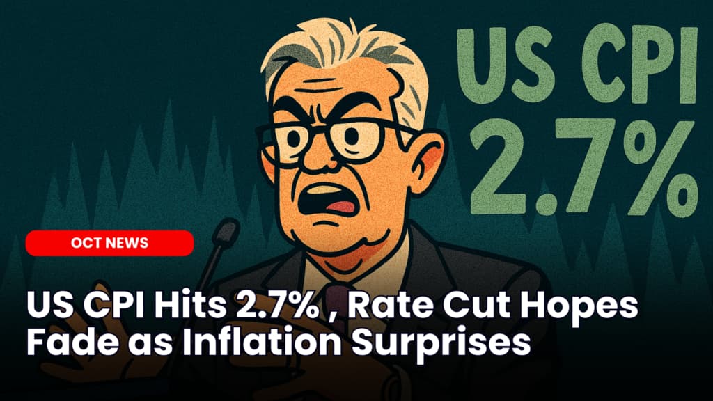 US CPI Hits 2.7%, Rate Cut Hopes Fade as Inflation Surprises