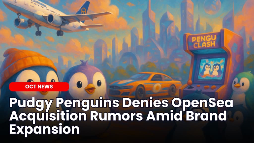 Pudgy Penguins Denies OpenSea Acquisition Rumors Amid Brand Expansion image