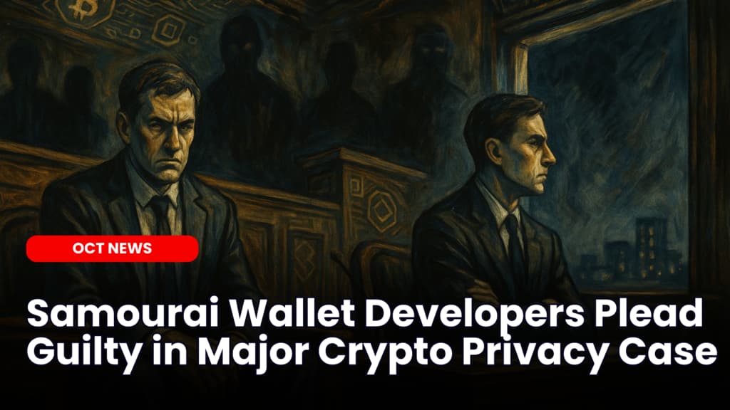 Samourai Wallet Developers Plead Guilty in Major Crypto Privacy Case