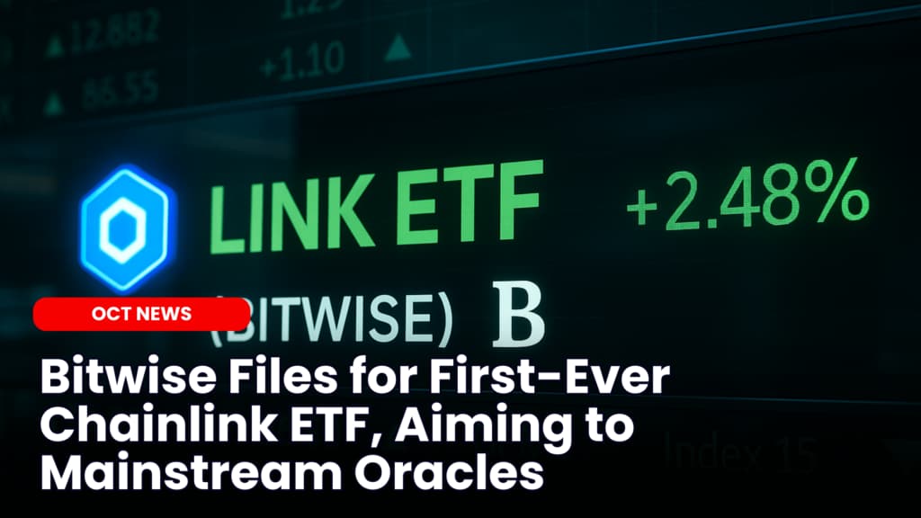 Bitwise Files for First-Ever Chainlink ETF, Aiming to Mainstream Oracles