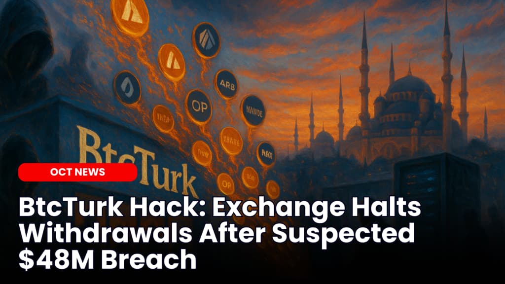 BtcTurk Hack: Exchange Halts Withdrawals After Suspected $48M Breach