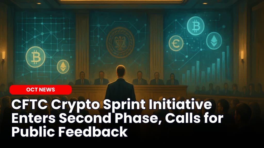 CFTC Crypto Sprint Initiative Enters Second Phase, Calls for Public Feedback