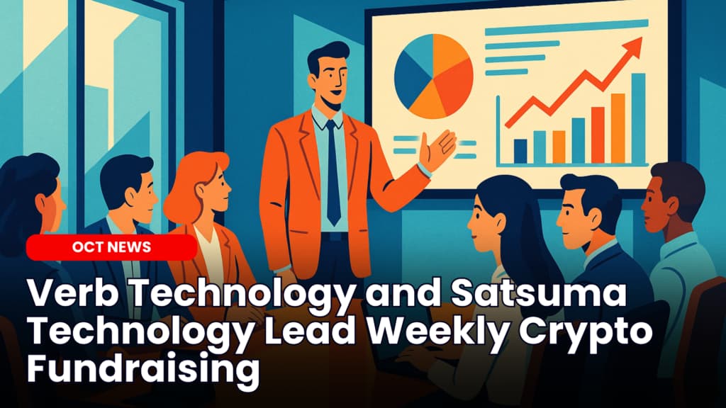 Verb Technology and Satsuma Technology Lead Weekly Crypto Fundraising, Ripple Acquires Rail for $200M