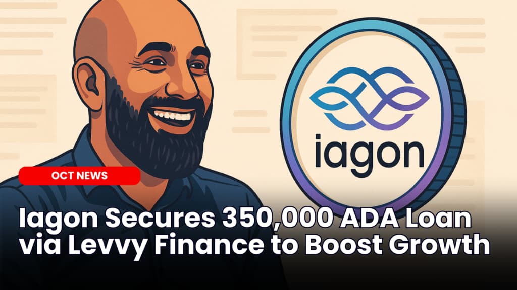 Iagon Secures 350,000 ADA Loan via Levvy Finance to Boost Growth