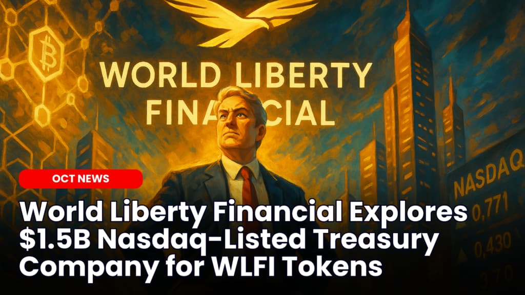 World Liberty Financial Explores $1.5B Nasdaq-Listed Treasury Company for WLFI Tokens