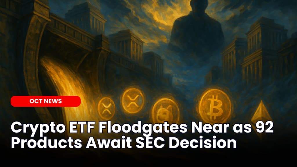 Crypto ETF Floodgates Near as 92 Products Await SEC Decision
