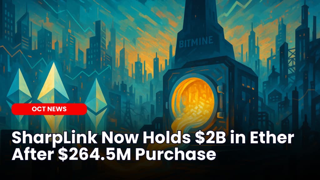 SharpLink Now Holds $2B in Ether After $264.5M Purchase
