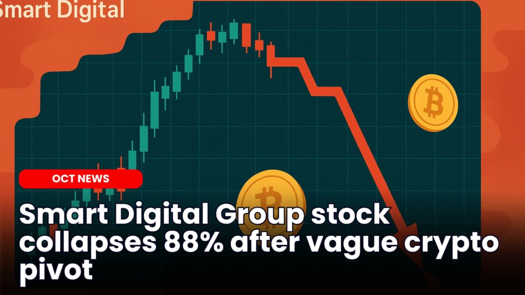 Smart Digital Group stock collapsed 88% after vague crypto pivot