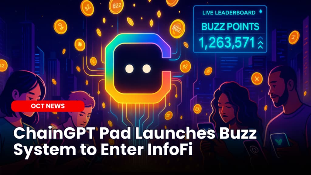 ChainGPT Pad Launches Buzz System to Enter InfoFi