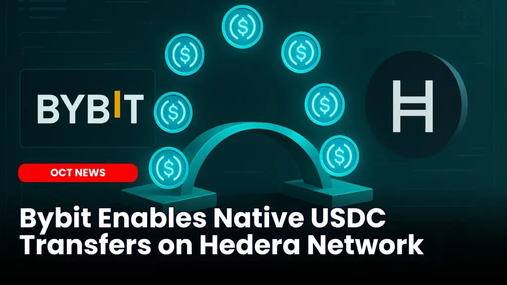 Bybit Enables Native USDC Transfers on Hedera Network image