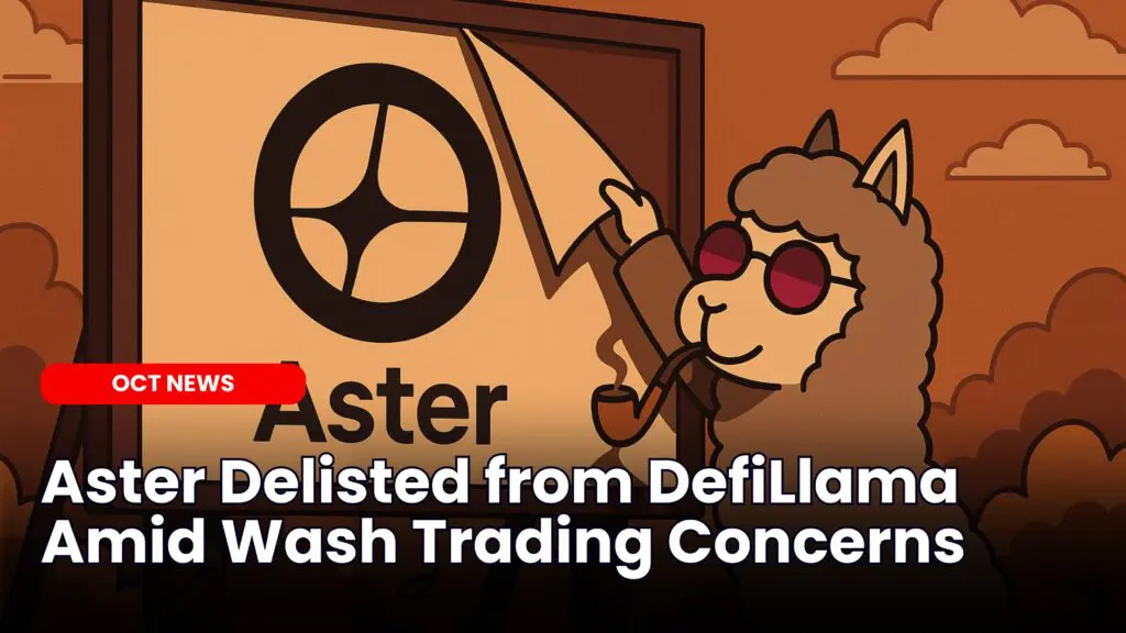 Aster Delisted from DefiLlama Amid Wash Trading Concerns