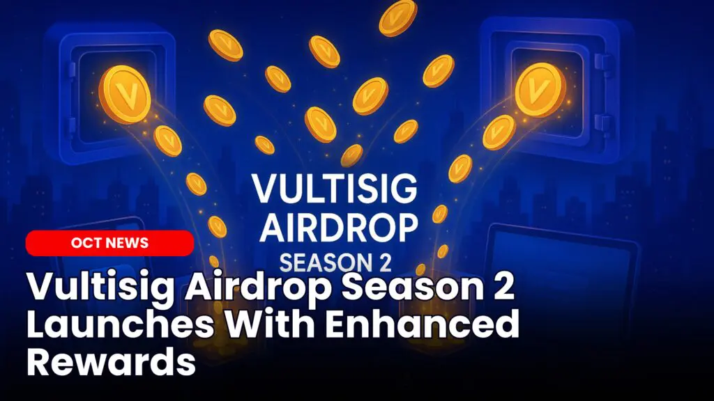 Vultisig Airdrop Season 2 Launches With Enhanced Rewards