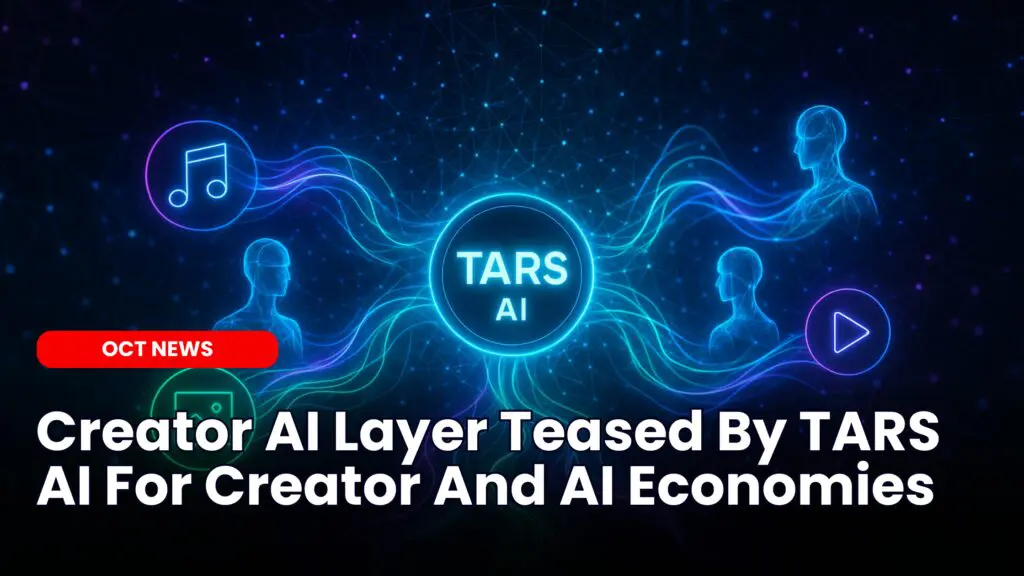 Creator AI Layer Teased By TARS AI For Creator And AI Economies image