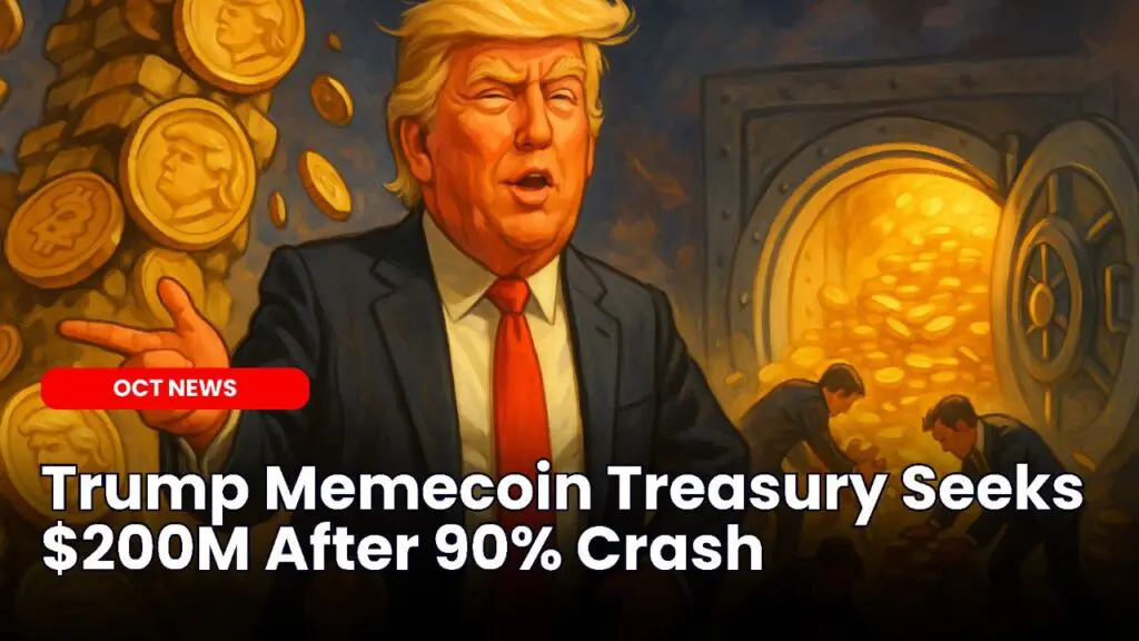 Trump Memecoin Treasury Seeks $200M After 90% Crash