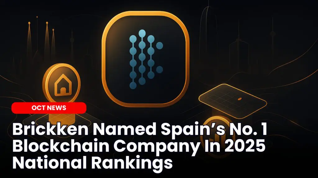 Brickken Named Spain’s No. 1 Blockchain Company In 2025 National Rankings image