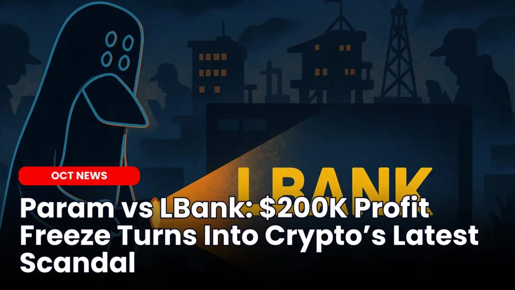 Param vs LBank: $200K Profit Freeze Turns Into Crypto’s Latest Scandal image