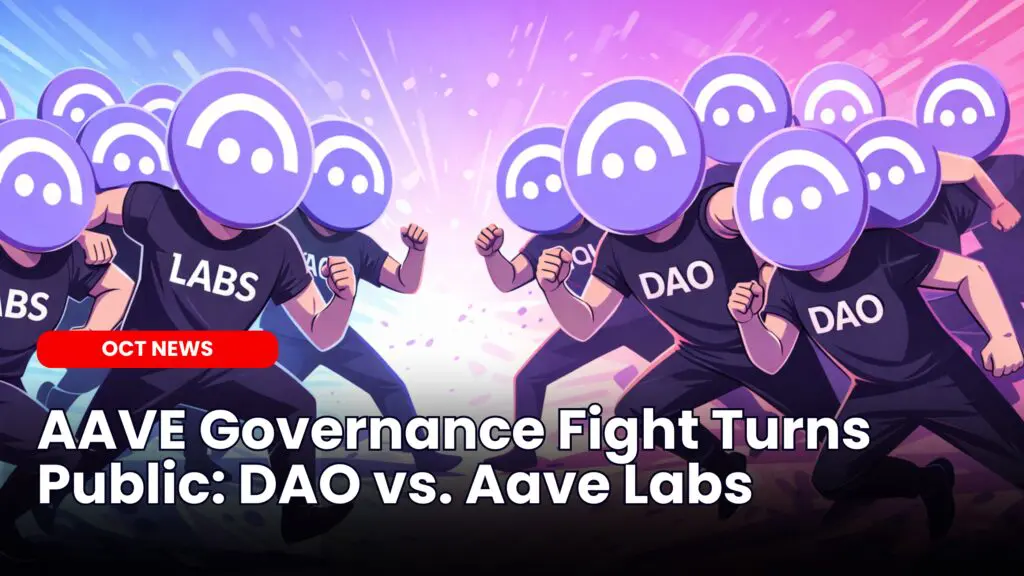 AAVE Governance Fight Turns Public: DAO vs. Aave Labs