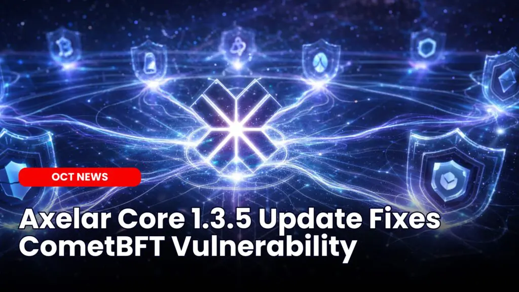 Axelar Core 1.3.5 Update Fixes CometBFT Vulnerability image