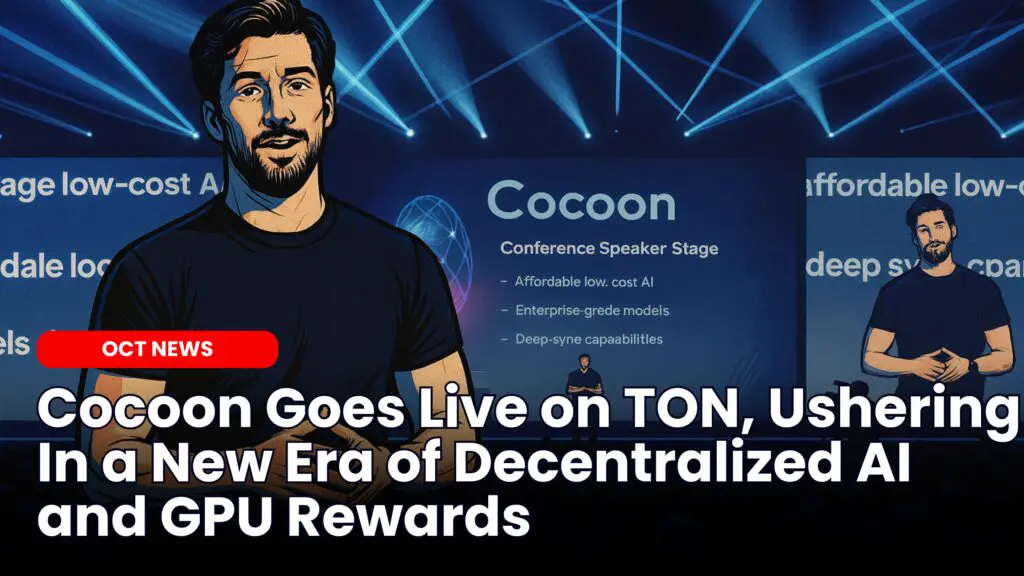 Cocoon Goes Live on TON, Ushering In a New Era of Decentralized AI and GPU Rewards