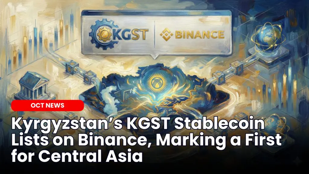 Kyrgyzstan’s KGST Stablecoin Lists on Binance, Marking a First for Central Asia image