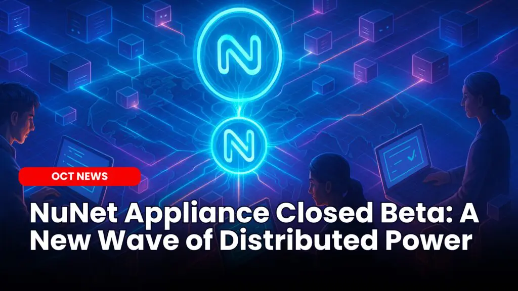 NuNet Appliance Closed Beta Begins with Community Access image