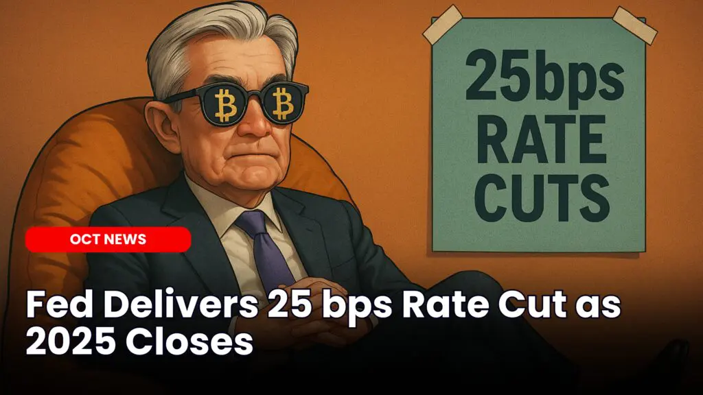 Fed Delivers 25 bps Rate Cut as 2025 Closes