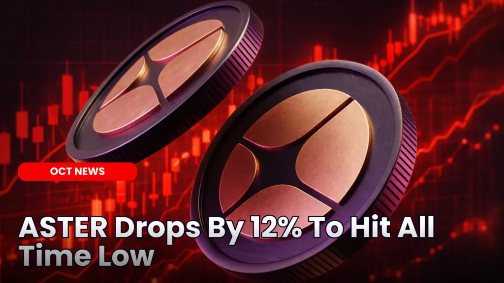 ASTER Drops By 12% To Hit All Time Low