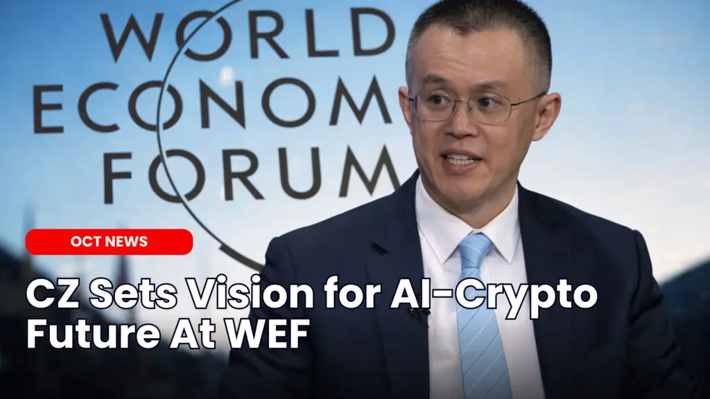 CZ Sets Vision for AI-Crypto Future At WEF image