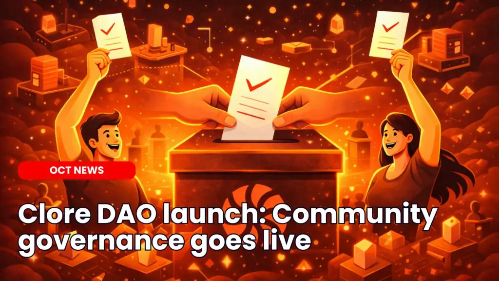 Clore DAO launch: Community governance goes live image