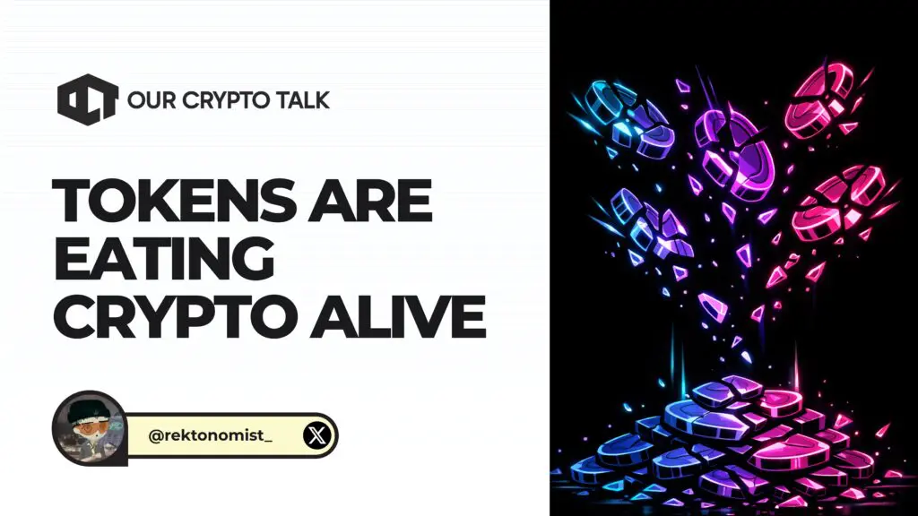 Tokens are eating crypto alive image
